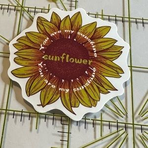 •Brand New• Sunflower Aesthetic Waterproof Sticker